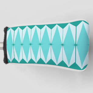 Funda Para Palo De Golf Cubierta de putter y diamantes geométricos