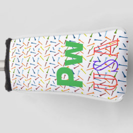 Funda Para Palo De Golf Cubierta del cabezal de golf