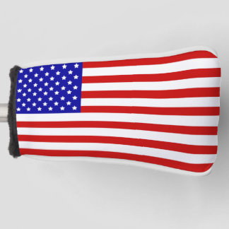Funda Para Palo De Golf Cubierta del cabezal de golf Bandera Americana