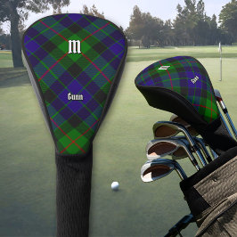 Funda Para Palo De Golf Cubierta del cabezal de golf Clan Gunn Tartan