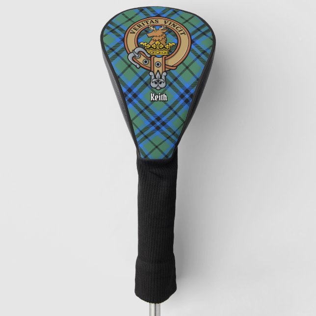 Funda Para Palo De Golf Cubierta del cabezal de golf Clan Keith Escudo (Anverso)