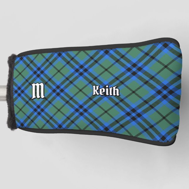 Funda Para Palo De Golf Cubierta del cabezal de golf Clan Keith Tartan (Anverso)