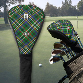 Funda Para Palo De Golf Cubierta del cabezal de golf Clan Scott Green