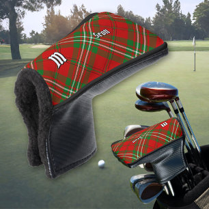 Funda Para Palo De Golf Cubierta del cabezal de golf Clan Scott Red Tartan