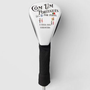 Funda Para Palo De Golf Cubierta del cabezal de golf Com um Portugues por 
