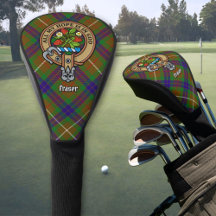 Cubierta del cabezal de golf de Clan Fraser Escudo