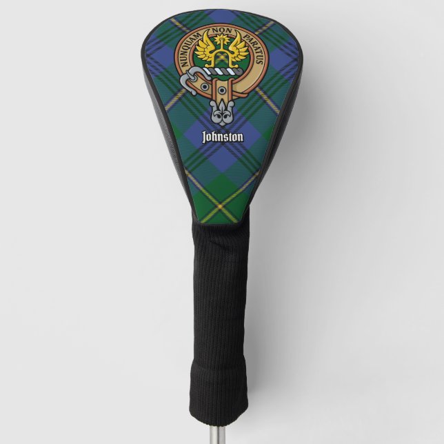 Funda Para Palo De Golf Cubierta del cabezal de golf de Clan Johnston Escu (Anverso)