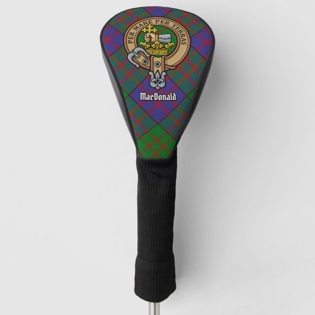 Funda Para Palo De Golf Cubierta del cabezal de golf de Clan MacDonald Esc (Anverso)