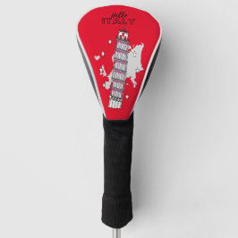 Funda Para Palo De Golf Cubierta del cabezal de golf de Italia