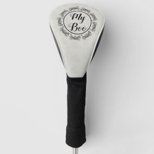 Funda Para Palo De Golf Cubierta del cabezal de golf de My Boo Driver