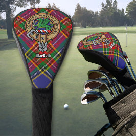 Funda Para Palo De Golf Cubierta del cabezal de golf del Escudo Clan MacBe