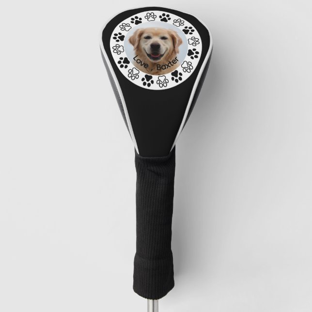Funda Para Palo De Golf Cubierta del cabezal de golf del Mascota personali (Anverso)