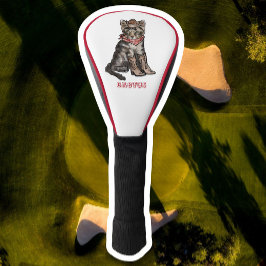 Funda Para Palo De Golf cubierta del cabezal de golf para gatos y vaqueros