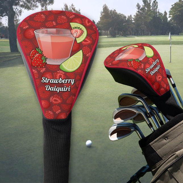 Funda Para Palo De Golf Cubierta del cabezal de golf Strawberry Daiquiri (Subido por el creador)