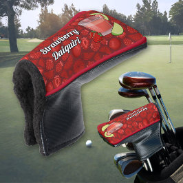 Funda Para Palo De Golf Cubierta del cabezal de golf Strawberry Daiquiri