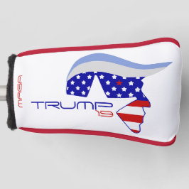 Funda Para Palo De Golf Cubierta del cabezal de golf Trump19 Maga