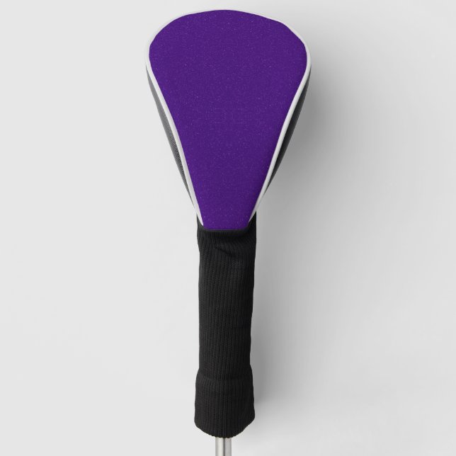 Funda Para Palo De Golf Cubierta del cabezal de personalizado Purple Noise (Anverso)
