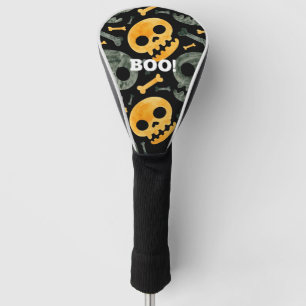 Funda Para Palo De Golf Cubierta del club de golf Halloween Personalizado