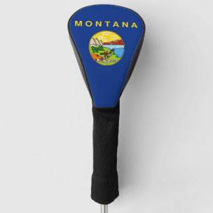 Funda Para Palo De Golf Cubierta del conductor del golf con la bandera de
