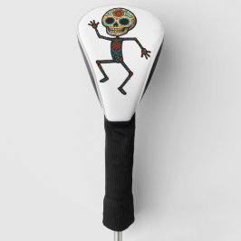Funda Para Palo De Golf Cubierta del controlador de bailes de Calavera