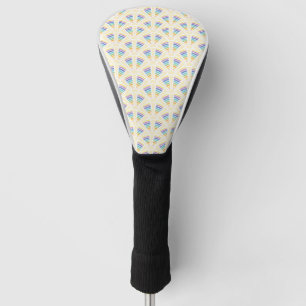 Funda Para Palo De Golf Cubierta del controlador de los arcos claros