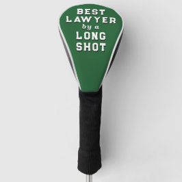 Funda Para Palo De Golf Cubierta del jefe de golf del Mejor Abogado