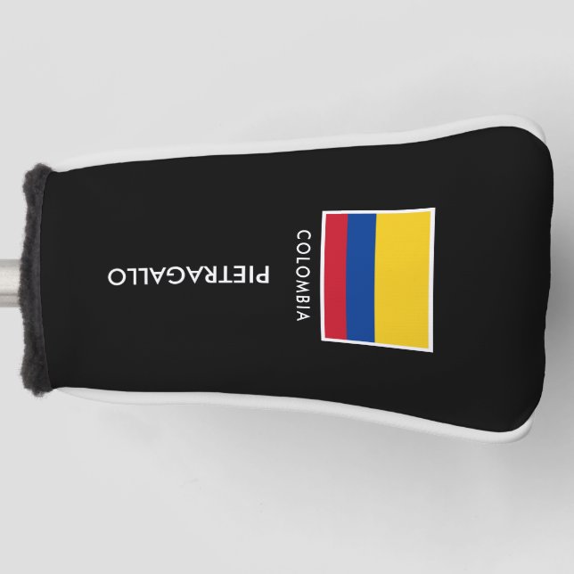 Funda Para Palo De Golf Cubierta del puentador de golf de Colombia (Anverso)