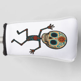 Funda Para Palo De Golf Cubierta del putter de bailarina de Calavera