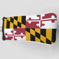 Cubierta del putter de golf con bandera de Marylan