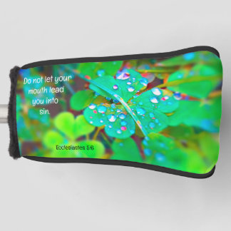 Funda Para Palo De Golf Cubierta del putter de golf de la boca