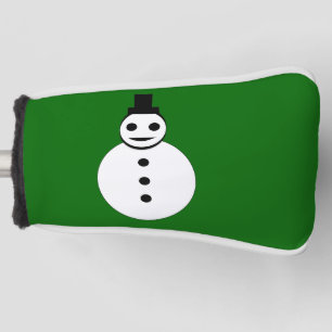 Funda Para Palo De Golf Cubierta del putter de golf Snowman para Navidades