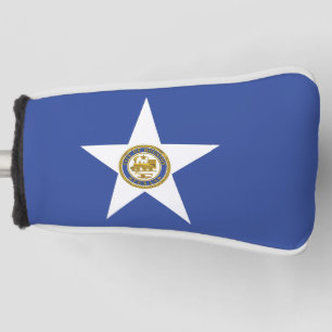 Funda Para Palo De Golf Cubierta del Putter del golf con la bandera de
