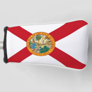 Funda Para Palo De Golf Cubierta del Putter del golf con la bandera de la