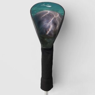 Funda Para Palo De Golf Cubierta linda del conductor del golf del manatee