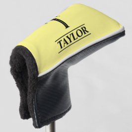 Funda Para Palo De Golf Cubierta monogramada de la cabeza de golf Putter a