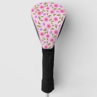 Funda Para Palo De Golf Cubierta para cabeza de driver de golf con flores