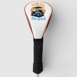 Funda Para Palo De Golf Cubierta para conductor de carrito de golf azul