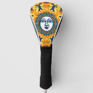 Funda Para Palo De Golf Cubierta para driver Cara de Sol Siciliana