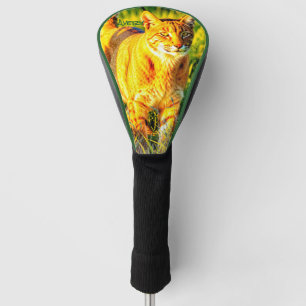 Funda Para Palo De Golf Cubierta para la cabeza de conductor de animal gat