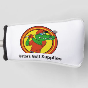 Funda Para Palo De Golf Cubierta para la cabeza del putter de caimán