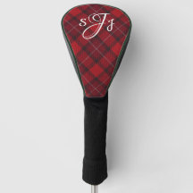 Cubierta personalizada de cabezal de golf Monogram