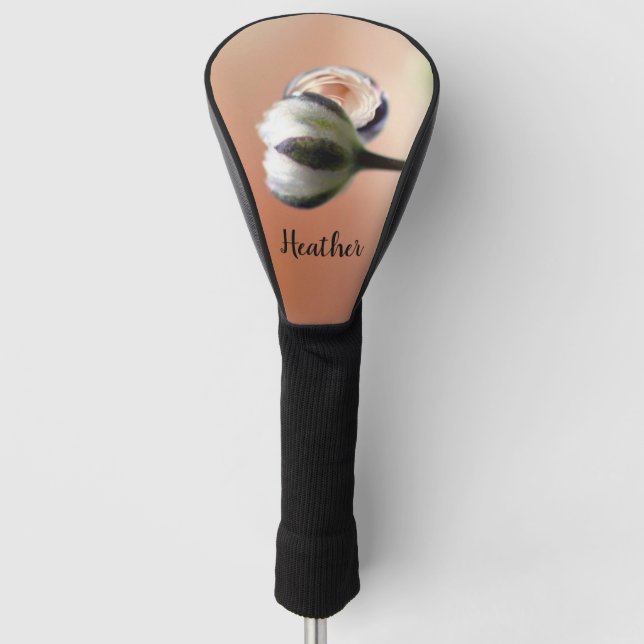 Funda Para Palo De Golf Cubierta personalizada de cabezal de golf Peach Ro (Anverso)