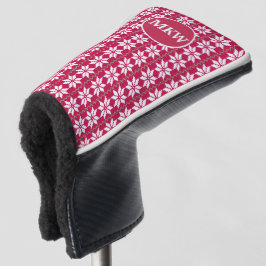 Funda Para Palo De Golf Cubierta personalizada de cabezal monograma de put