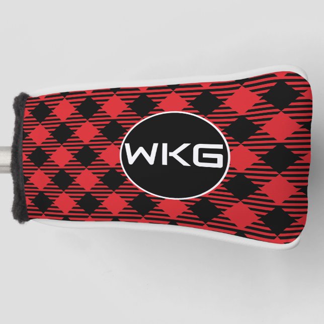 Funda Para Palo De Golf Cubierta personalizada de putter de hoja de golf c (Anverso)
