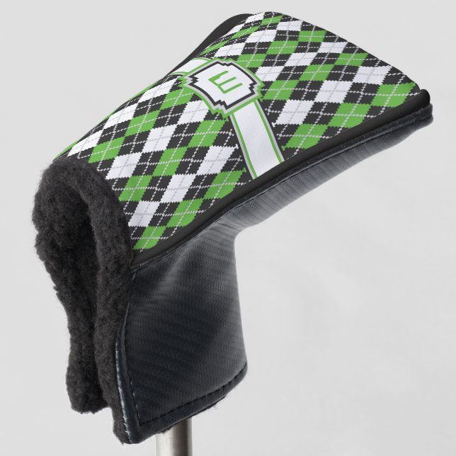 Funda Para Palo De Golf Cubierta retra del Putter de Argyle (Anverso 3/4)