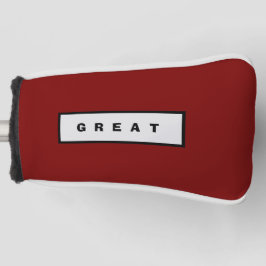 Funda Para Palo De Golf Cubierta superior del equipo de golf