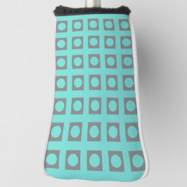 Funda Para Palo De Golf Cubierta verde azulada de la cabeza de golf de Gre