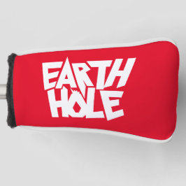 Funda Para Palo De Golf Cubre cabeza de golf Earth Hole Rojo