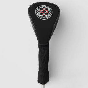 Funda Para Palo De Golf Cubre cabeza de palo de golf de Nudo Celta Metálic