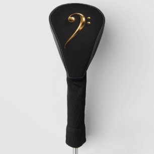 Funda Para Palo De Golf Cubre driver de golf Black 4 Luxe, Clave de sol do